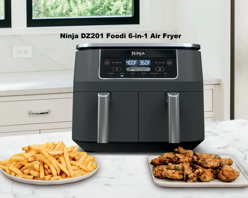 Ninja DZ201 Foodi 6 in 1 Air Fryer: The Ultimate Kitchen Appliance for Healthy and Quick Cooking
