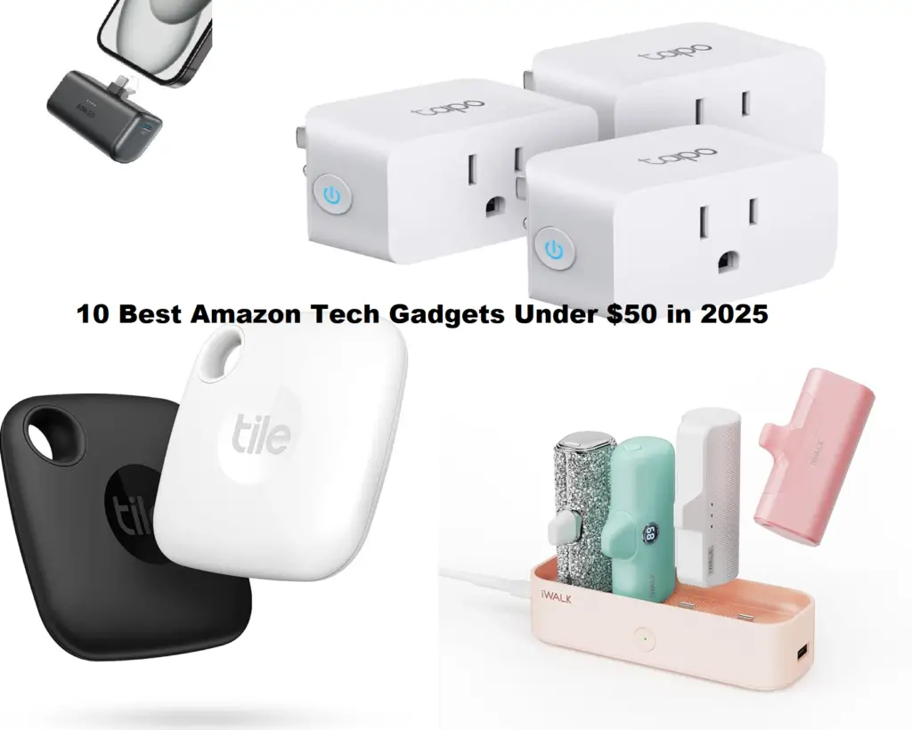 10 Best Amazon Tech Gadgets Under $50 in 2025: Affordable Innovation You Can’t Miss