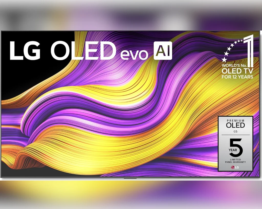 LG 77-Inch Class OLED evo AI 4K G5 Series Smart TV