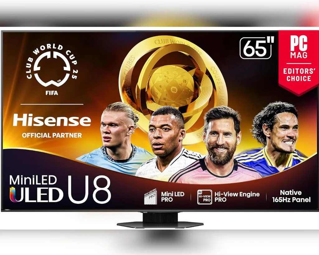 Hisense 65" Class U8 Mini-LED ULED 4K UHD Google Smart TV