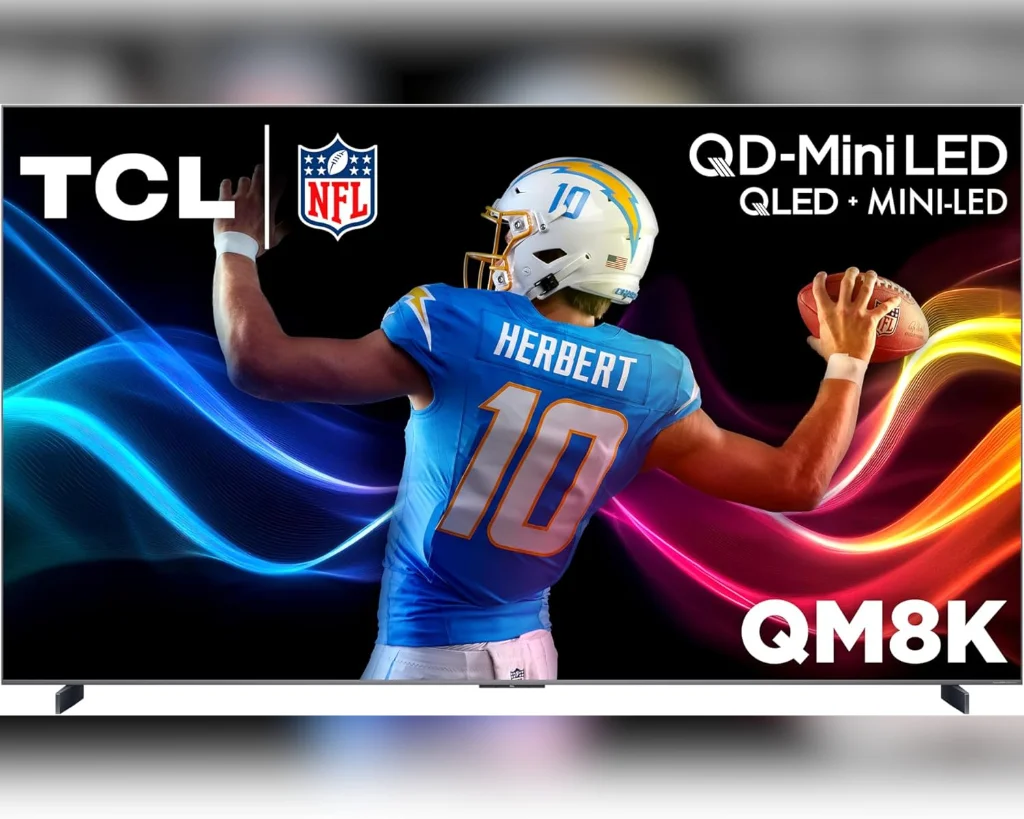 TCL 98-Inch Class QM8K Series QD-Mini LED 4K UHD Google Smart TV