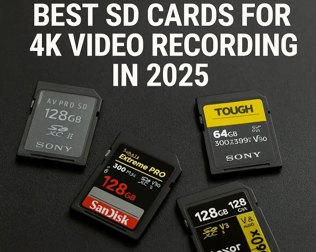 Best SD Cards for 4K Video Recording in 2025 (Fast & Reliable Picks)