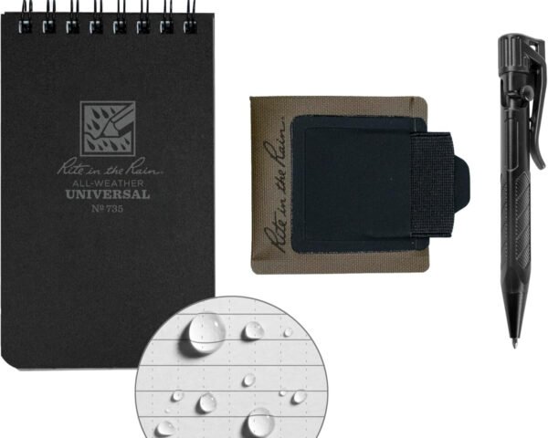 Rite in the Rain All-Weather Monsoon Adhesive Pen and Card Holder Kit