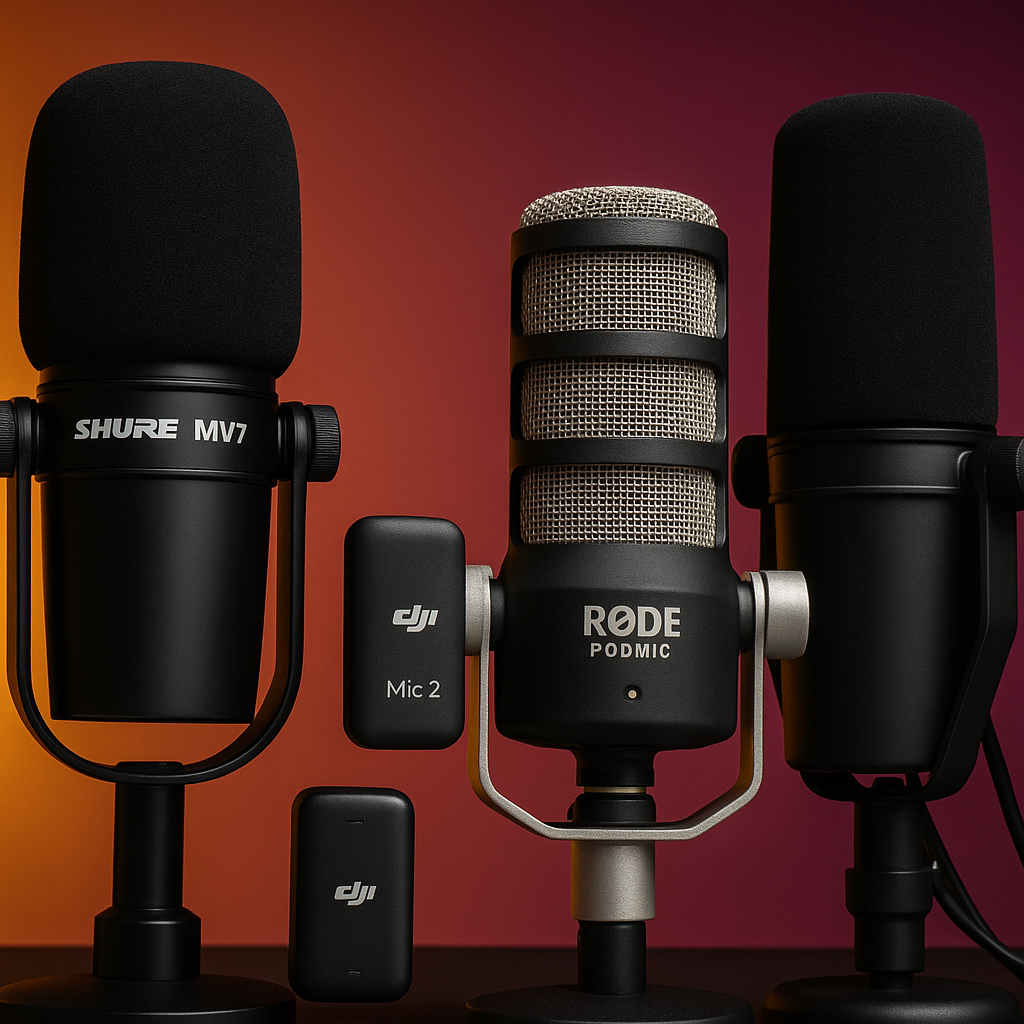 Best Microphones for YouTube and Podcasts in 2025 | Budget to Pro Picks Reviewed