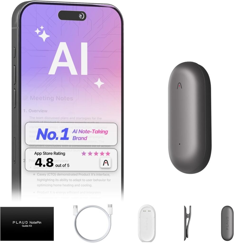 AI Voice Recorder, PLAUD NotePin Voice Recorder