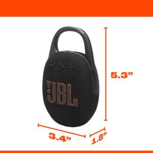 JBL Clip 5 - Ultra-Portable, Waterproof & Dustproof Bluetooth Speaker
