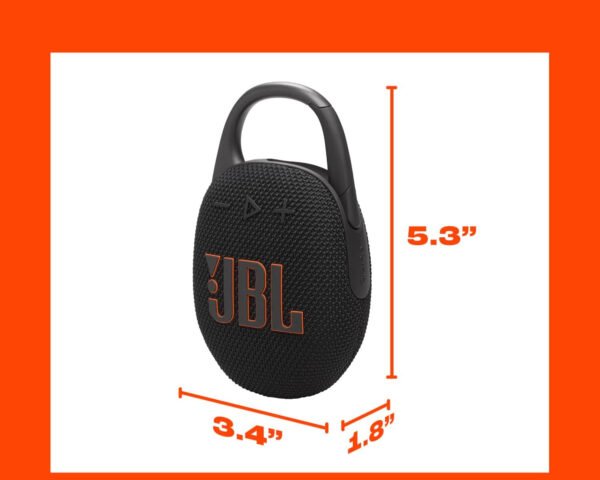 JBL Clip 5 - Ultra-Portable, Waterproof & Dustproof Bluetooth Speaker