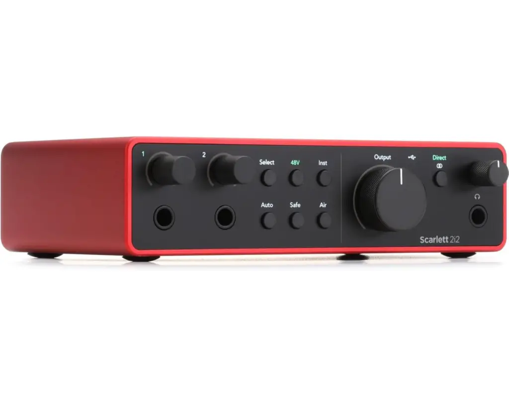 FocusriteScarlett2i24th Gen USB Audio Interface for Recording