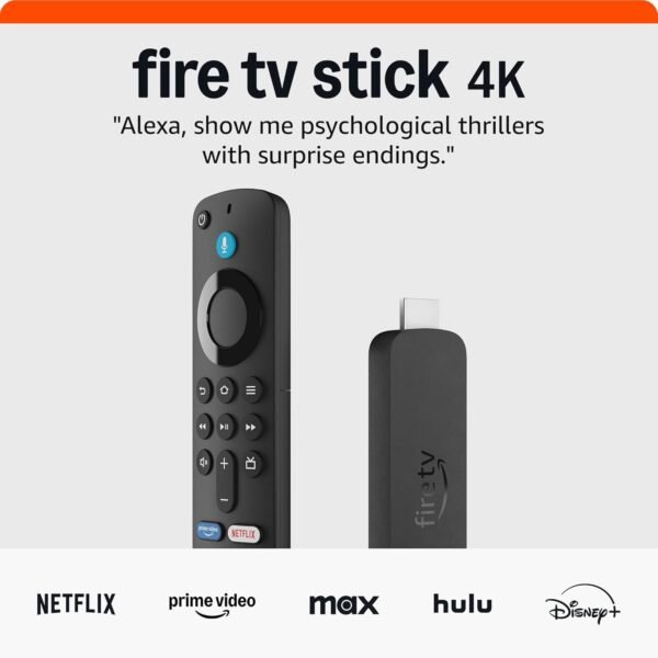 Amazon Fire TV Stick 4K (newest model) with AI-powered