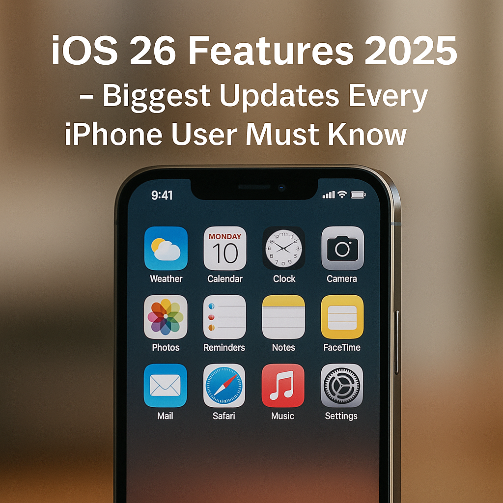 iOS 26 Features 2025 – Biggest Updates Every iPhone User Must Know