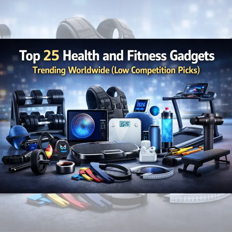 Top 25 Health and Fitness Gadgets | Trending Worldwide (Low Competition Picks)